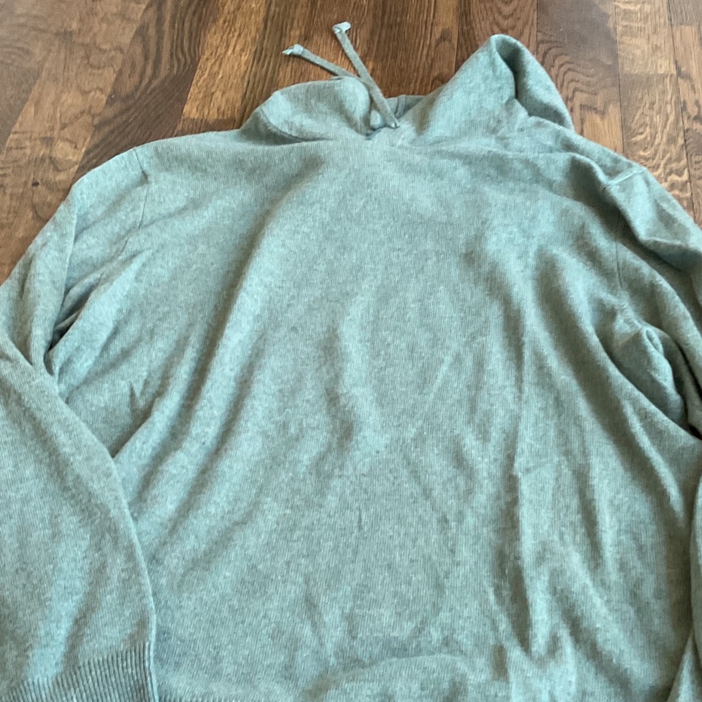 Cozy Green Cashmere Hoodie